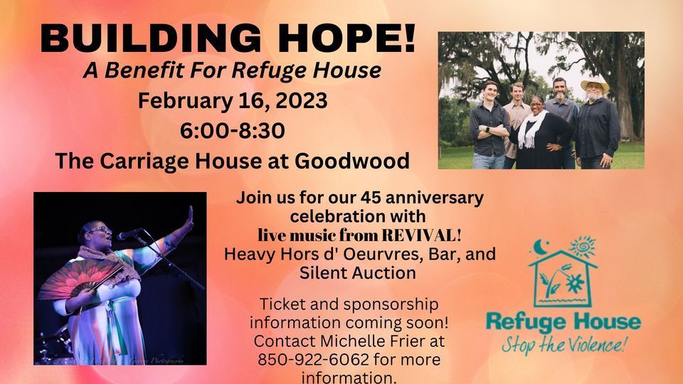 Building Hope: A Benefit for Refuge House, Tallahassee, Florida, United States