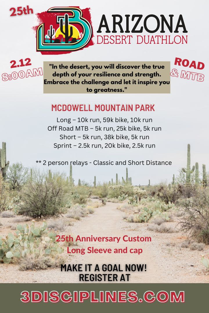 25th Arizona Desert Duathlon, Fort McDowell, Arizona, United States