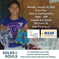 MLK Day of Service Drive-Thru Shoe and Clothing Drive