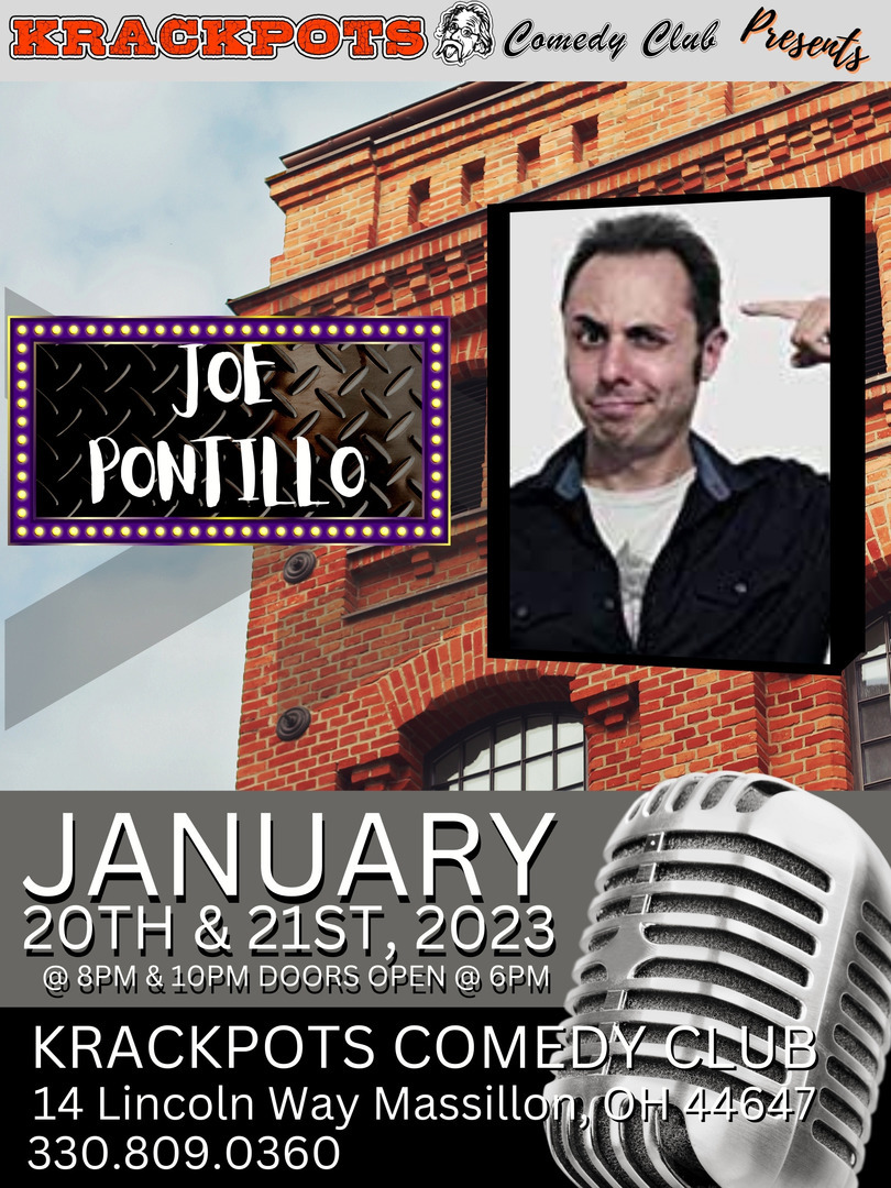 Comedian Joe Pontillo at Krackpots Comedy Club, Massillon, Massillon, Ohio, United States
