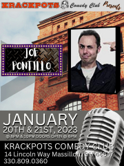 Comedian Joe Pontillo at Krackpots Comedy Club, Massillon