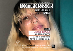 Saturday Night Rooftop DJ Session with Rachael, Free Entry