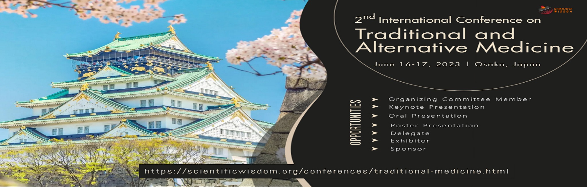 2nd International Conference on Traditional and Alternative Medicine, Osaka, Japan