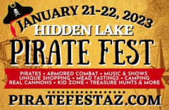Pirate Fest at Hidden Lake January 21-22