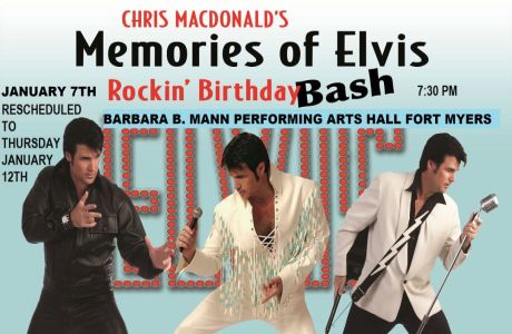 Chris MacDonald's Memories of Elvis Rockin Birthday Bash, Fort Myers, Florida, United States