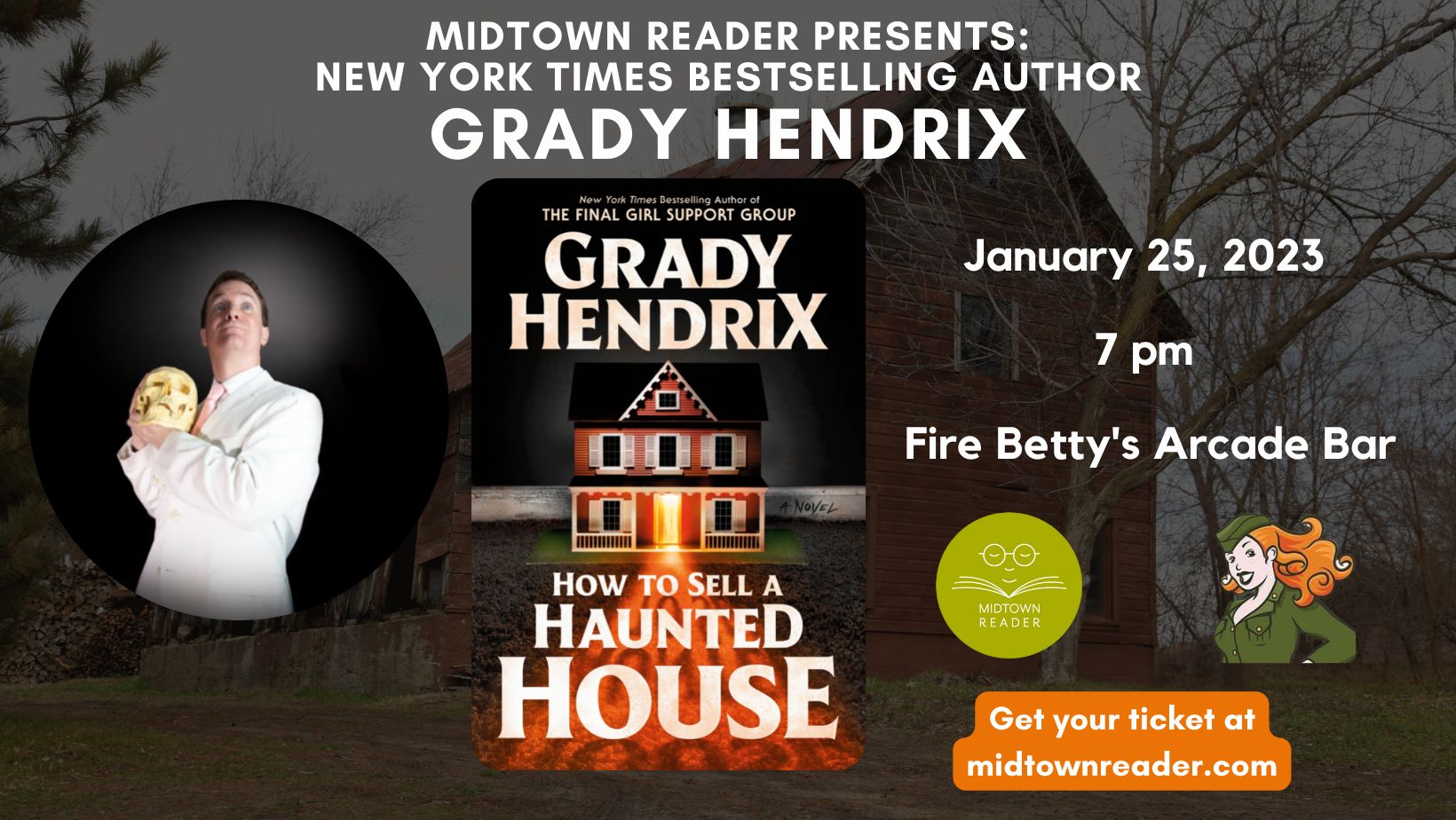 Grady Hendrix with How To Sell A Haunted House, Tallahassee, Florida, United States