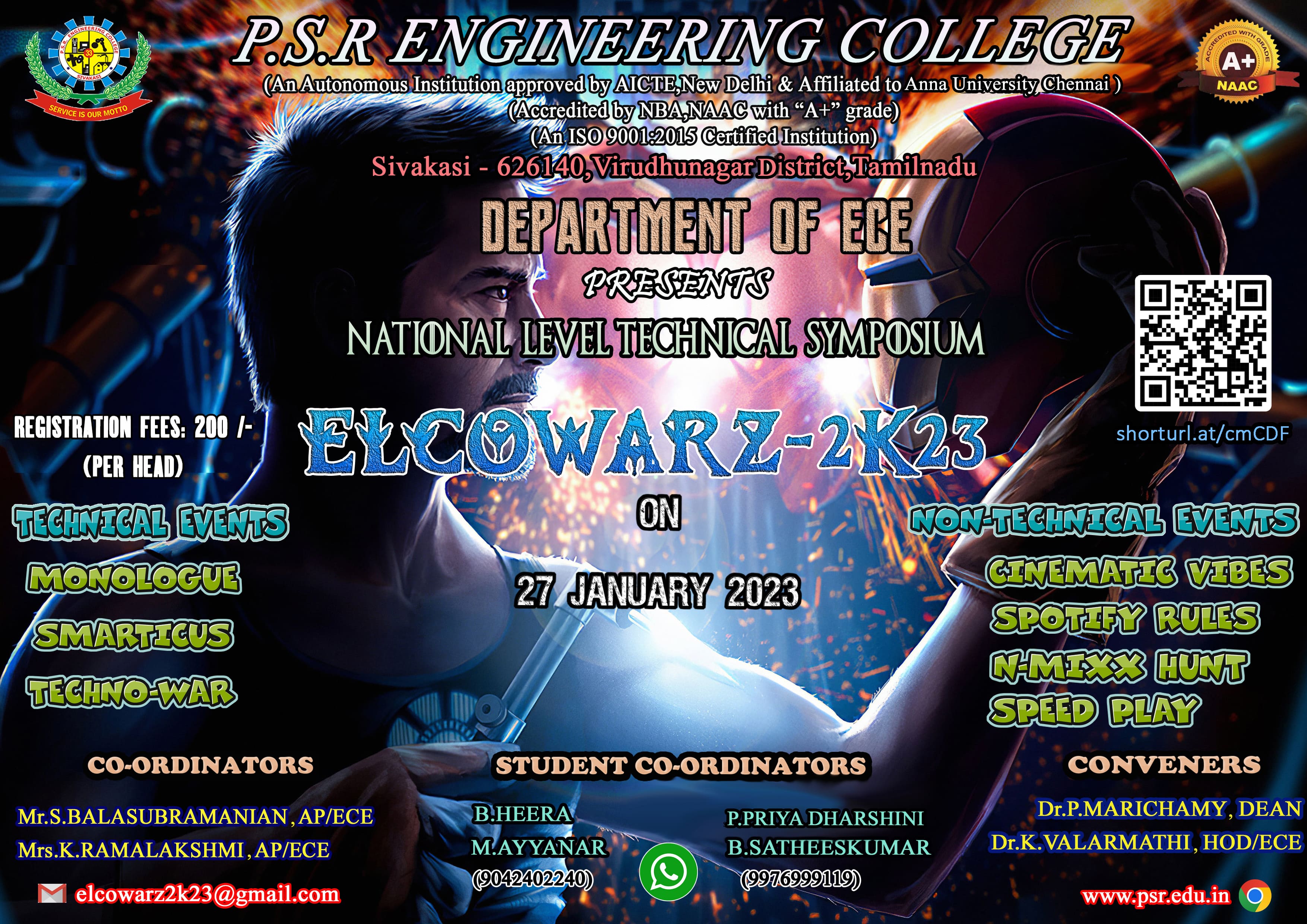 ELCOWAR-2K23, Online Event