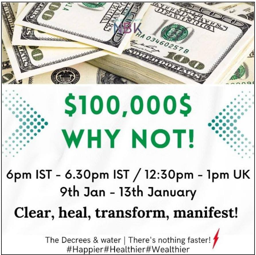 Clear your Money blocks on Unmissable week with The Decrees!, Online Event