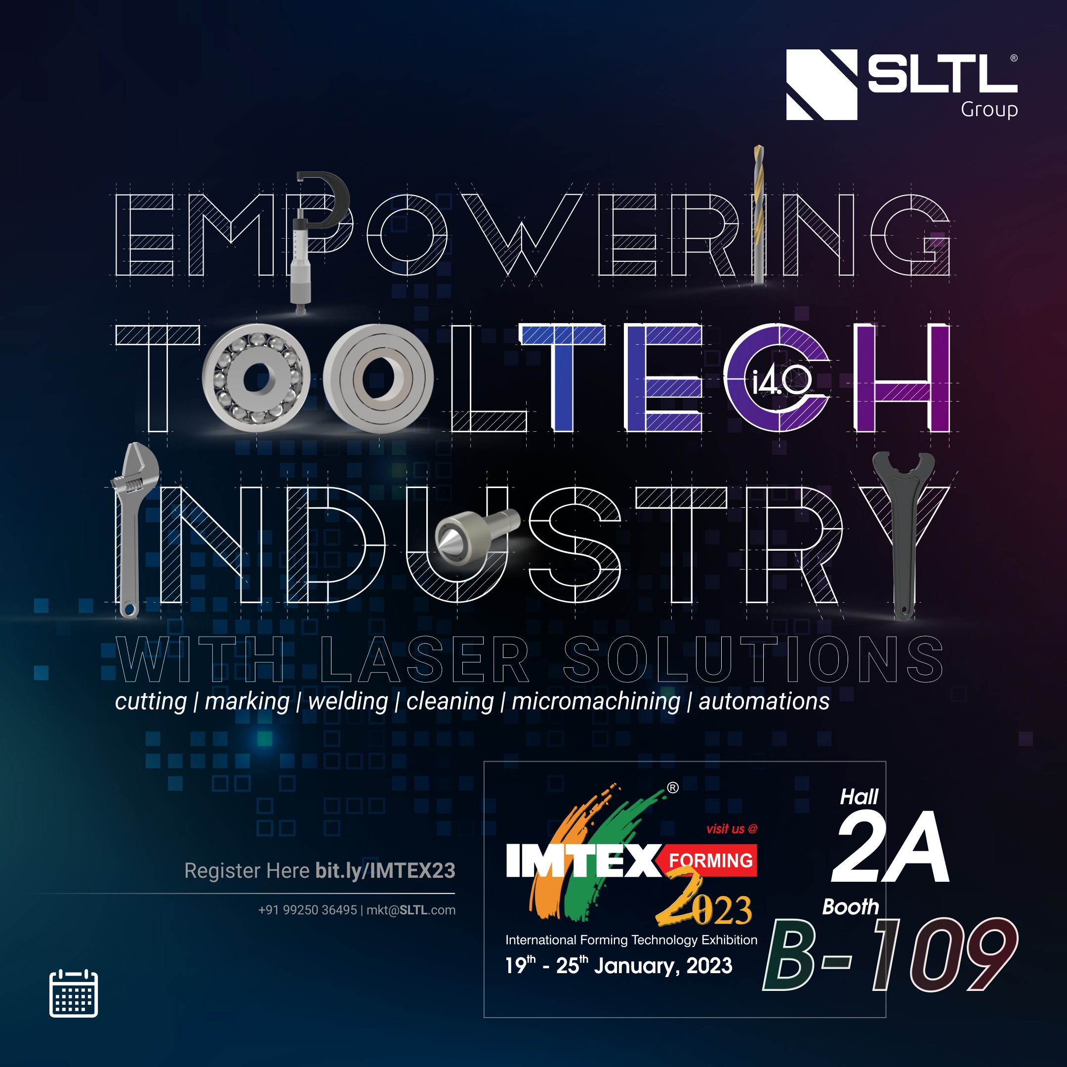 IMTEX 2023 - Cutting Machine Tool Exhibition, Bangalore, Karnataka, India