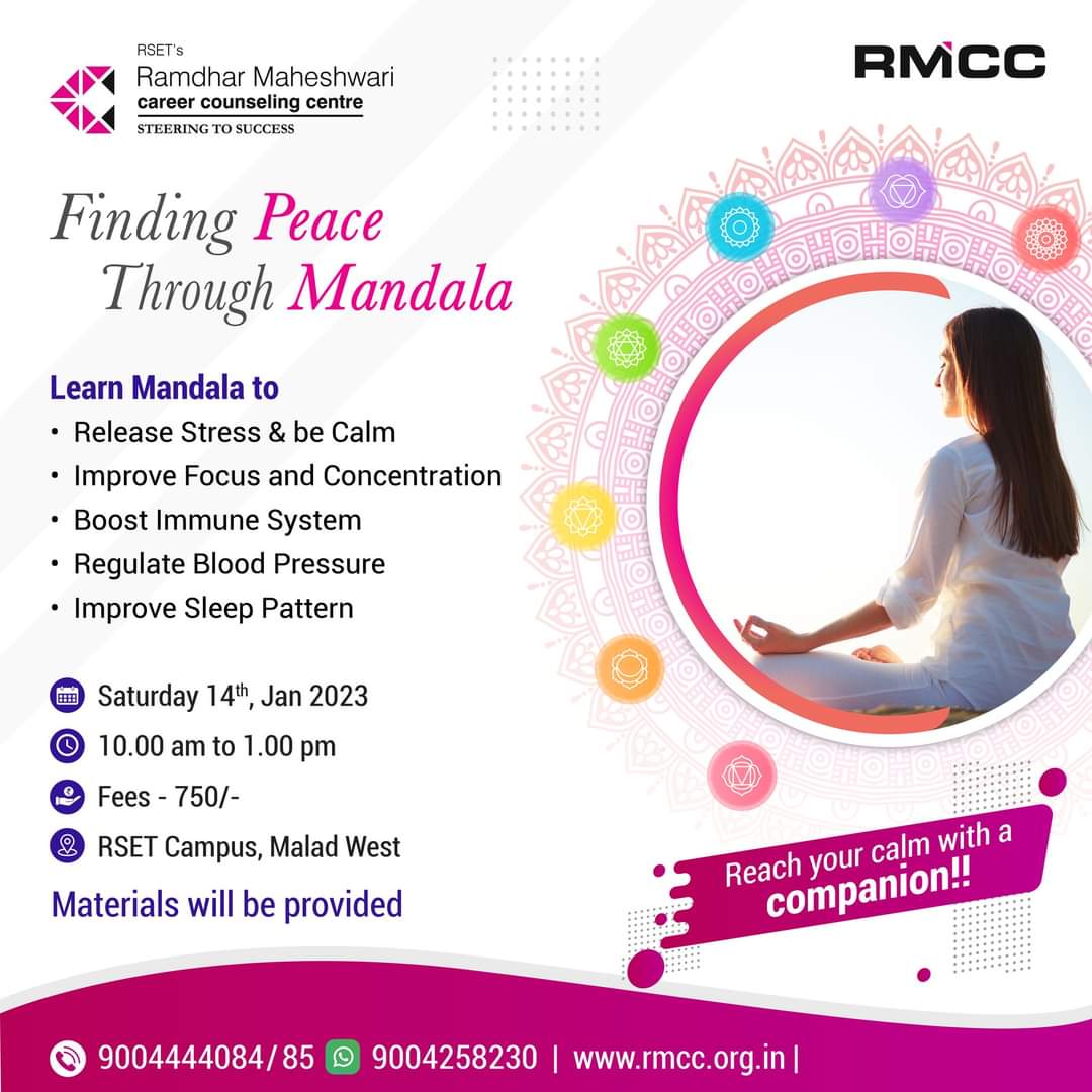 Finding Peace through Mandala, Mumbai, Maharashtra, India