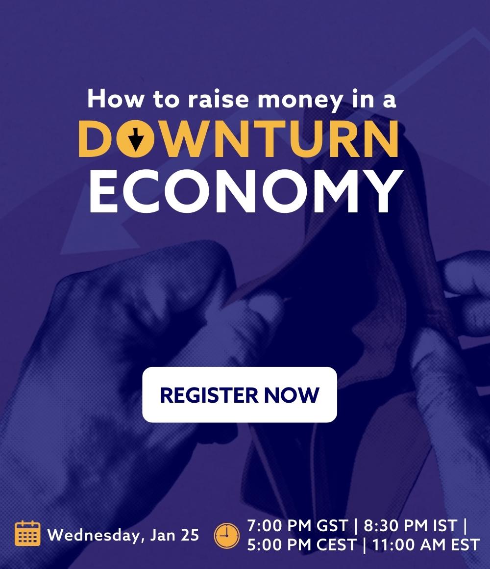 How to raise money in a downturn economy, Online Event