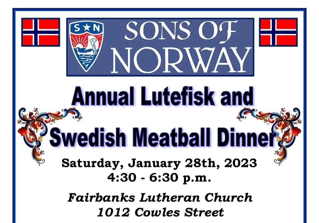 Sons of Norway Lutefisk and Swedish Meatball Dinner, Fairbanks, Alaska, United States
