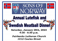 Sons of Norway Lutefisk and Swedish Meatball Dinner