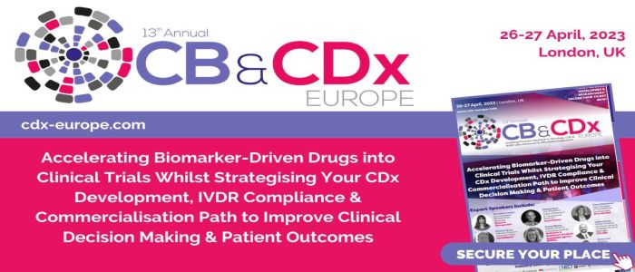 13th World Clinical Biomarker and CDx Europe Summit 2023, London, England, United Kingdom
