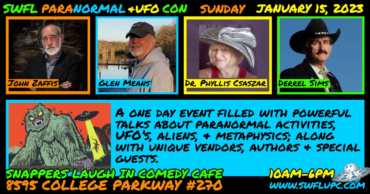 SWFL Paranormal and UFO Con 2023, Fort Myers, Florida, United States