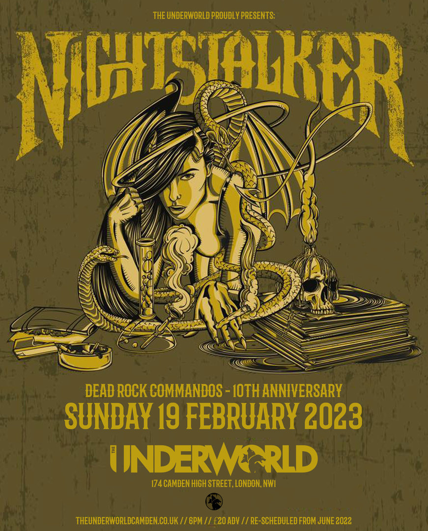 NIGHTSTALKER at The Underworld Camden - London, London, England, United Kingdom