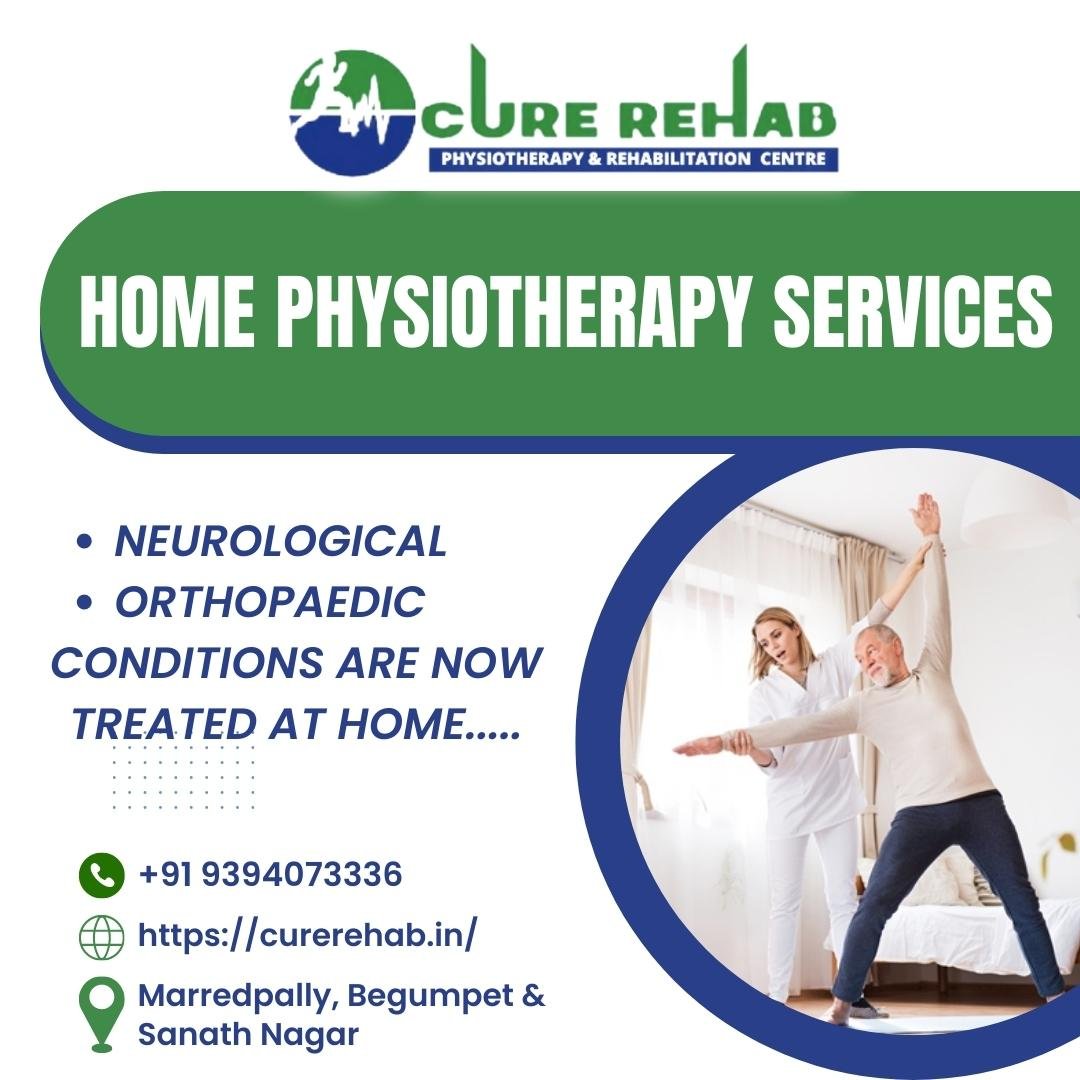 Best Home Physiotherapy Services | Home Physiotherapy Services Hyderabad | Best Home Physiotheraphy Services Hyderabad | Cure Rehab Home Physiotherapy Services, Hyderabad, Andhra Pradesh, India