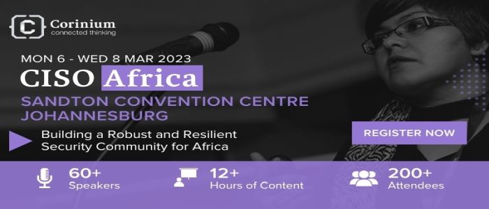 CISO Africa | 6-8 March 2023 | SCC | Johannesburg | South Africa, Sandton, Gauteng, South Africa
