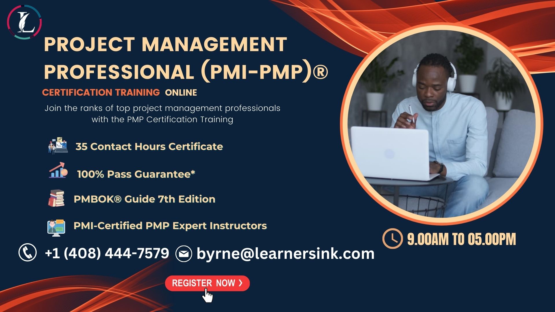 PMP Certification Training Live Online, Online Event