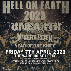 HELL ON EARTH feat. UNEARTH at The Warehouse - Leeds