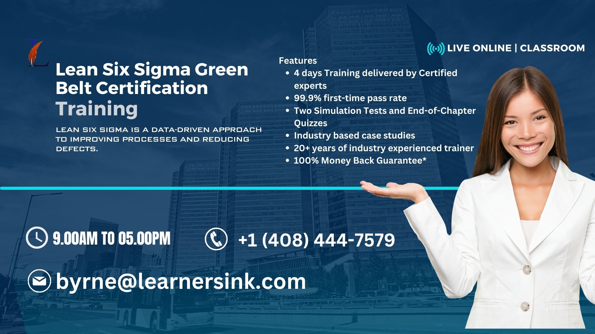 Lean Six Sigma Green Belt Training, Online Event