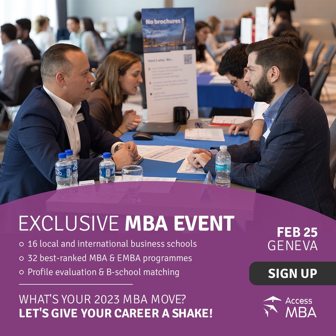 Access MBA One-to-One event in Geneva, Geneva, Genf, Switzerland
