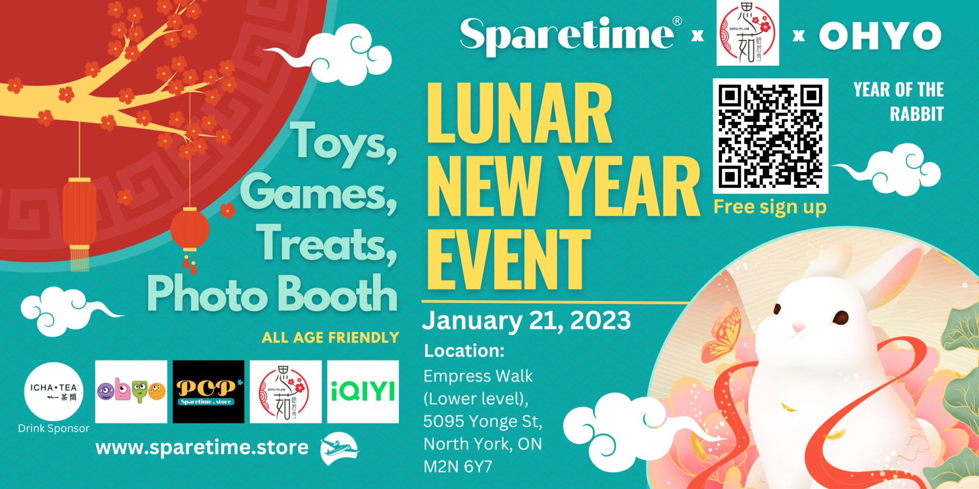 Sparetime x Siruplum x OHYO Lunar New Year Toys and Red Pocket event, Toronto, Ontario, Canada