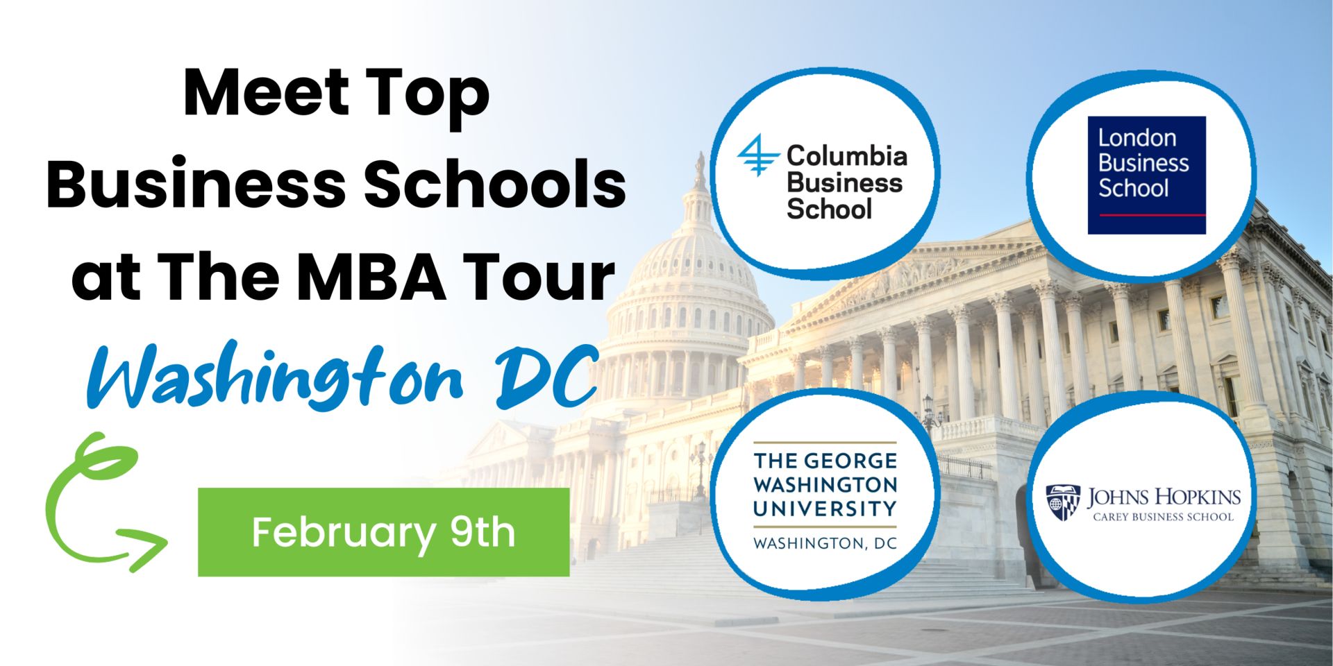 The MBA Tour Washington DC - Meet Top MBA Programs on Feb 9, Washington,Washington, D.C,United States