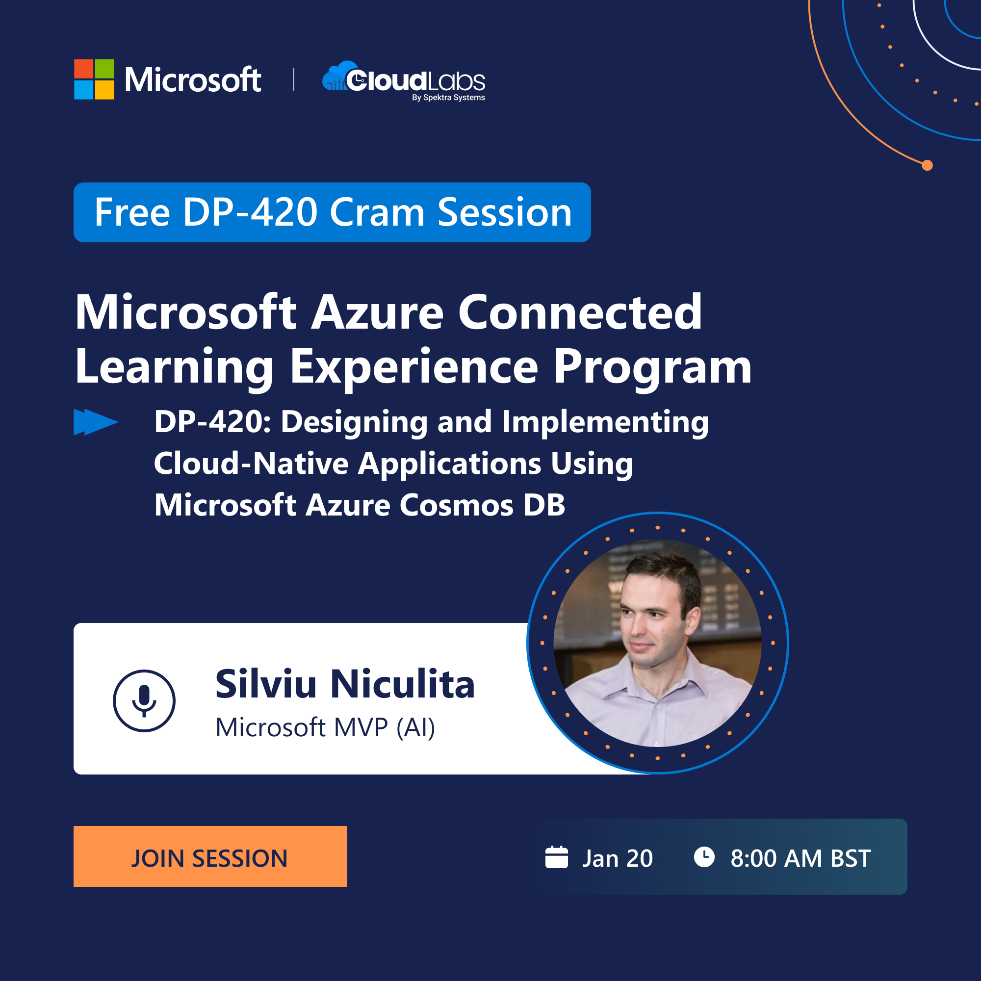 Microsoft Azure Connected Learning Program| DP-420 Microsoft Azure, Online Event