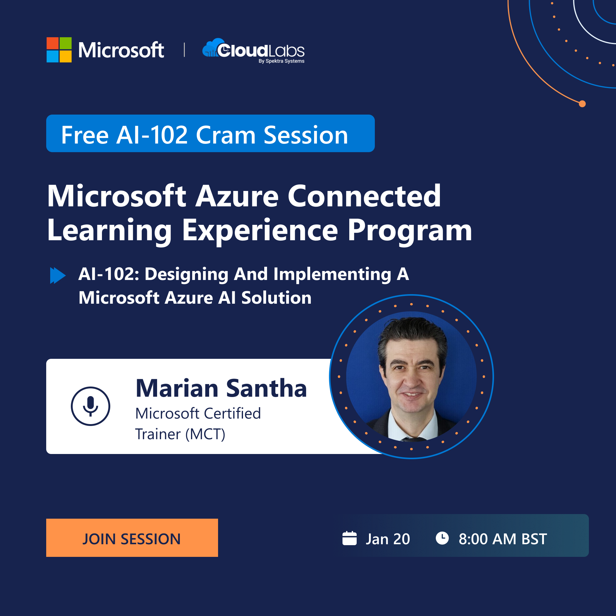 Microsoft Azure Connected Learning Program| AI-102 Microsoft Azure, Online Event