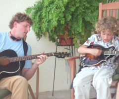 Mark Bryan of Hootie & The Blowfish and His Son Kenny