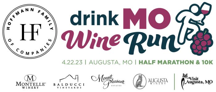 Drink MO Wine Run 5k / 10k / Half Marathon, Augusta, Missouri, United States