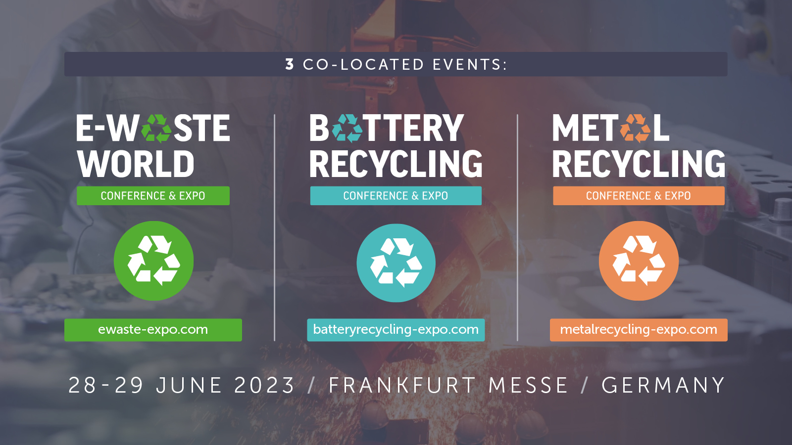 Metal Recycling Conference and Expo 2023, Frankfurt, Germany, Frankfurt am Main, Hessen, Germany