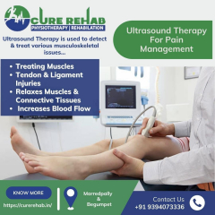 Ultrasonic Physiotherapy | Ultrasonic Therapy Treatment | Cure Rehab Ultrasonic Therapy
