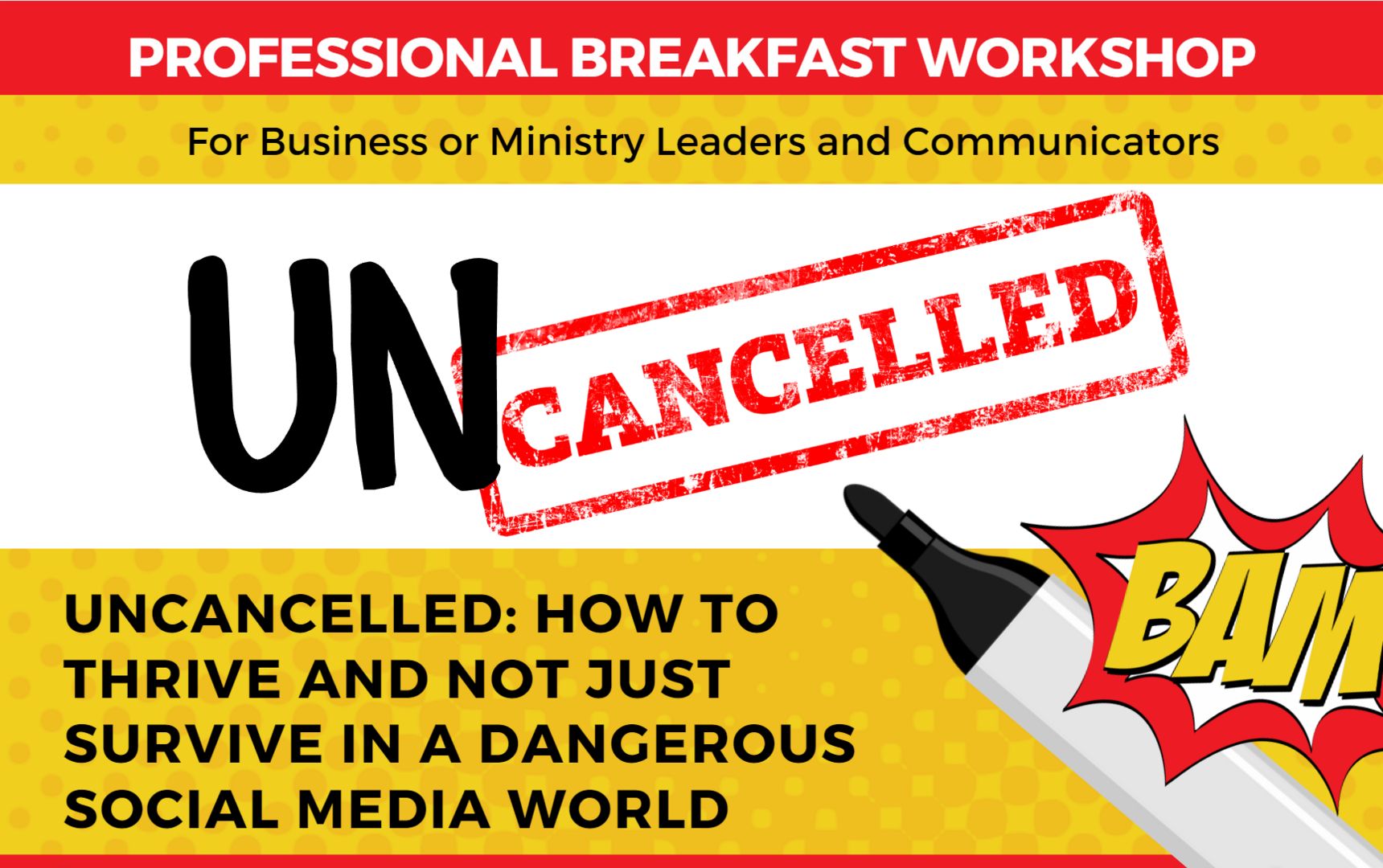 Uncancelled: How to Thrive and Not Just Survive in a Dangerous Social Media World (Breakfast), Lancaster, Pennsylvania, United States