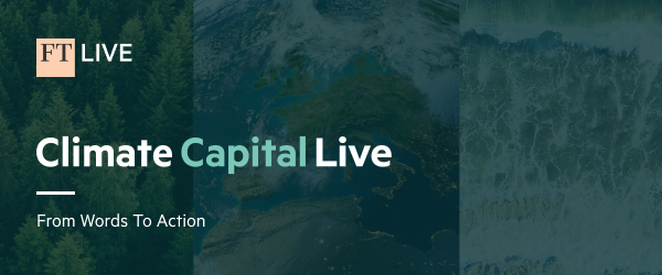 Climate Capital Live, London, United Kingdom