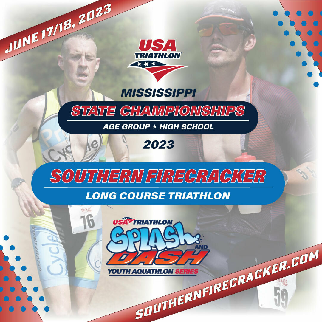 USA Triathlon State Championship / Southern Firecracker Triathlon, Grenada, Mississippi, United States
