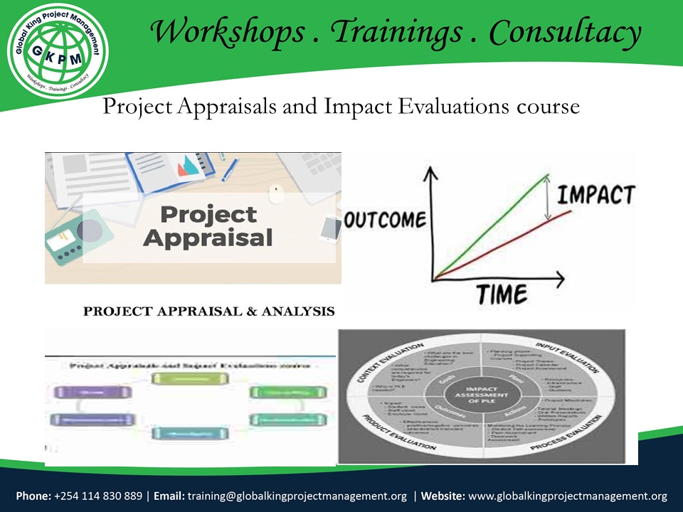 Project Appraisals And Impact Evaluations Course, Nairobi, Nairobi County,Nairobi,Kenya