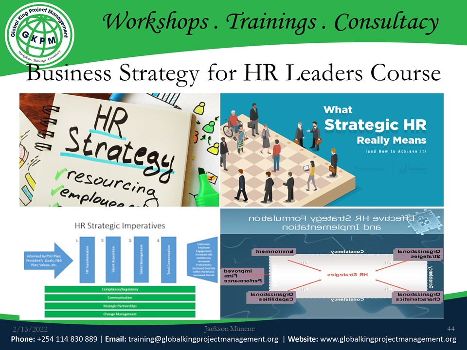 Business Strategy For HR Leaders Course, Nairobi, Nairobi County,Nairobi,Kenya