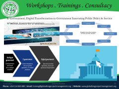 E-Government, Digital Transformation in Government Innovating Public Policy & Service