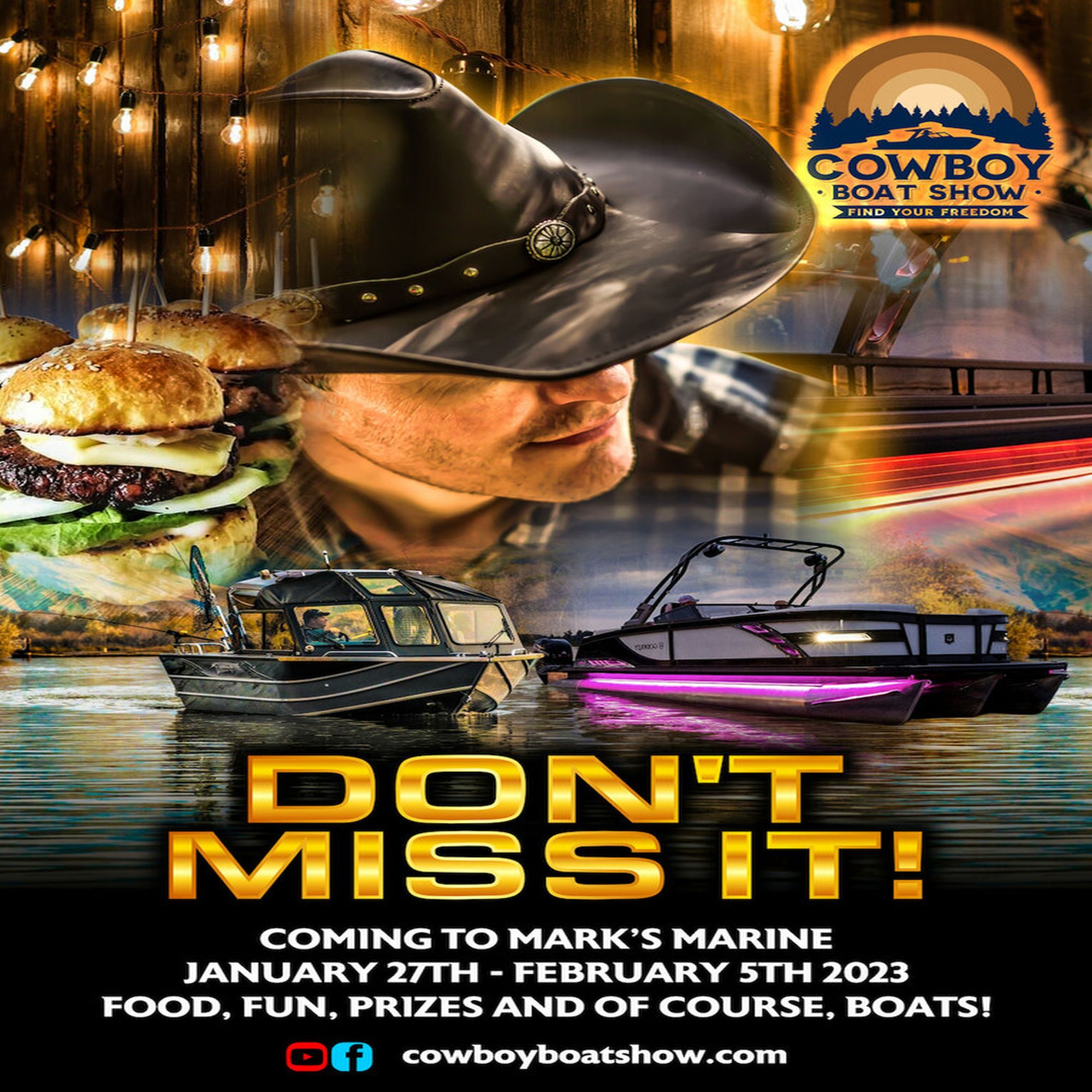 2023 Cowboy Boat Show, Hayden, Idaho, United States