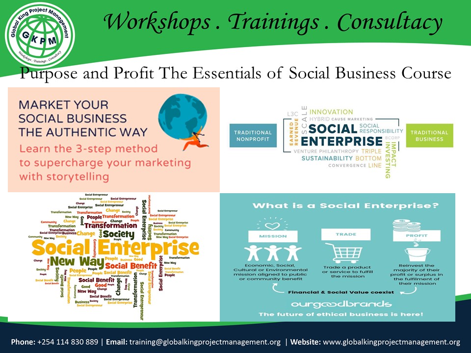 Purpose And Profit The Essentials Of Social Business Course, Nairobi, Nairobi county,Nairobi,Kenya