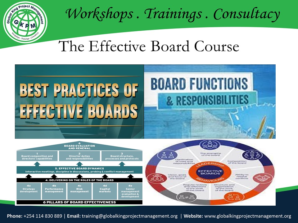 The Effective Board Course, Nairobi, Nairobi County,Nairobi,Kenya