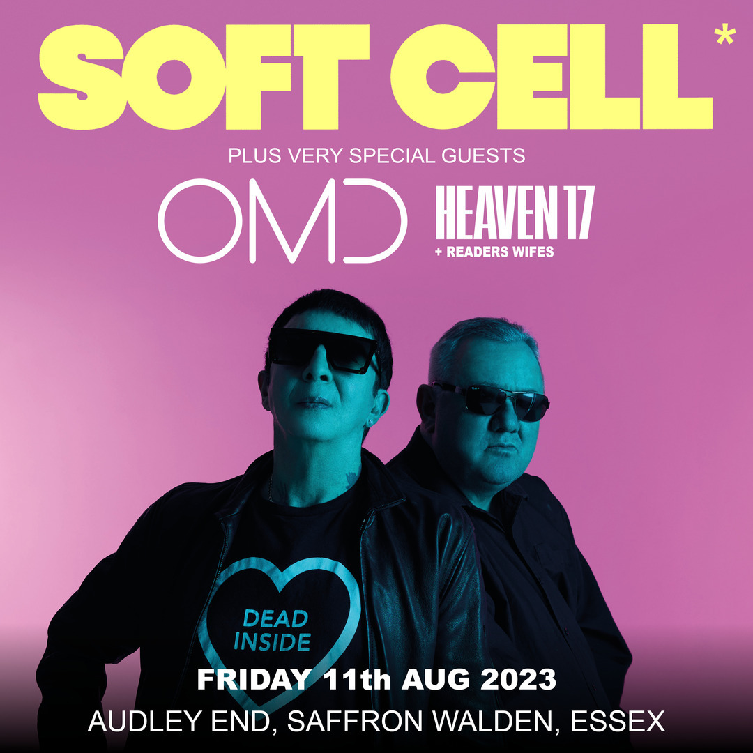 SOFT CELL + OMD + HEAVEN 17 at Audley End, Saffron Walden, Essex on Fri 11th Aug 2023, Saffron Walden, England, United Kingdom