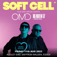 SOFT CELL + OMD + HEAVEN 17 at Audley End, Saffron Walden, Essex on Fri 11th Aug 2023