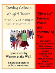 GLOW UP FASHION EVENT AND COMMUNITY TEA