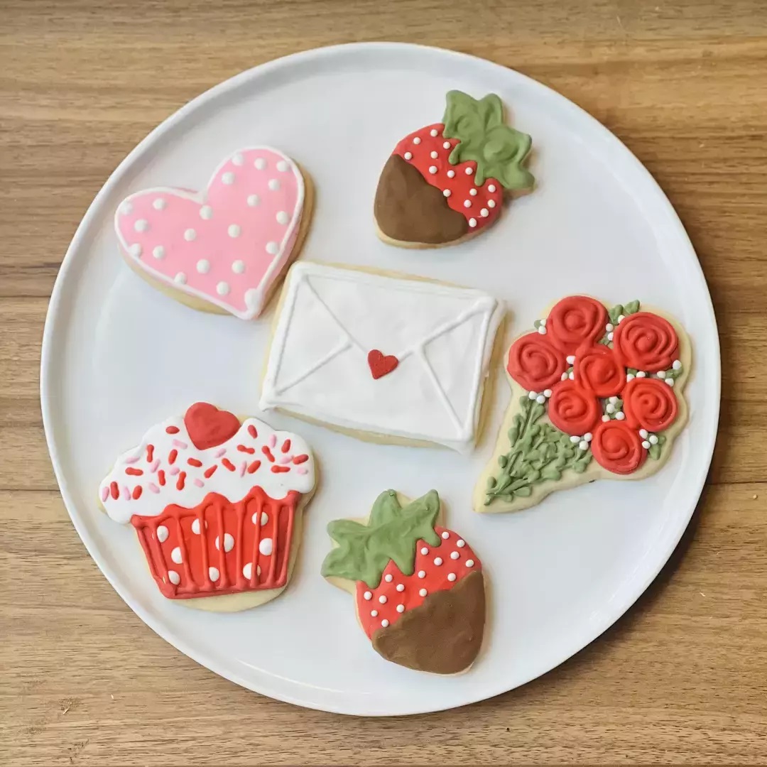 Valentine's Day Cookie Decorating at The Works, Seattle, Washington, United States