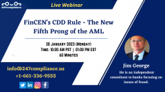 FinCEN's CDD Rule - The New Fifth Prong of the AML
