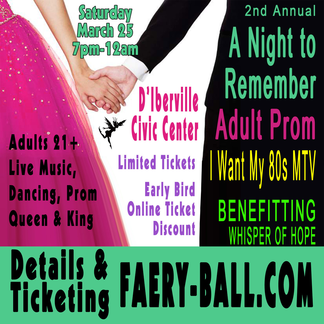 2nd Annual Adult Prom: I Want my 80s MTV! Fundraiser Whisper of Hope Wildlife Rehabilitiation, D'Iberville, Mississippi, United States