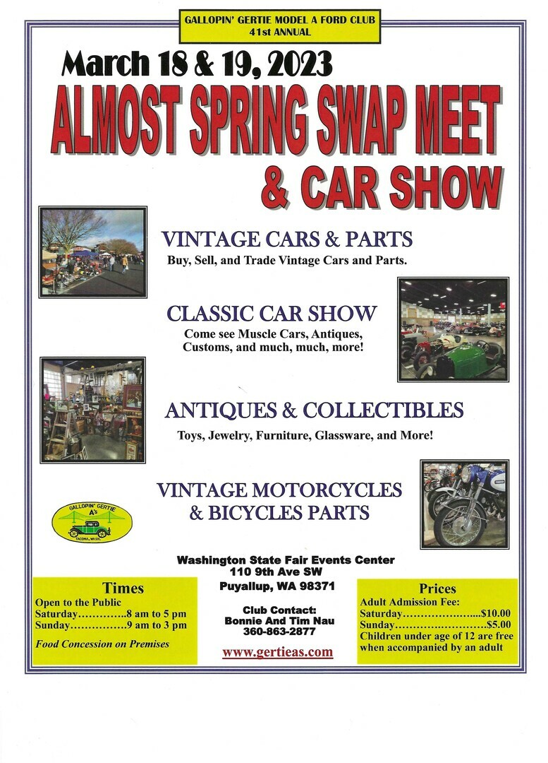 Almost Spring Swap Meet and Car Show, Puyallup, Washington, United States